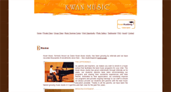 Desktop Screenshot of kwanmusic.com