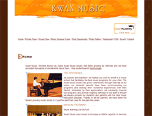 Tablet Screenshot of kwanmusic.com